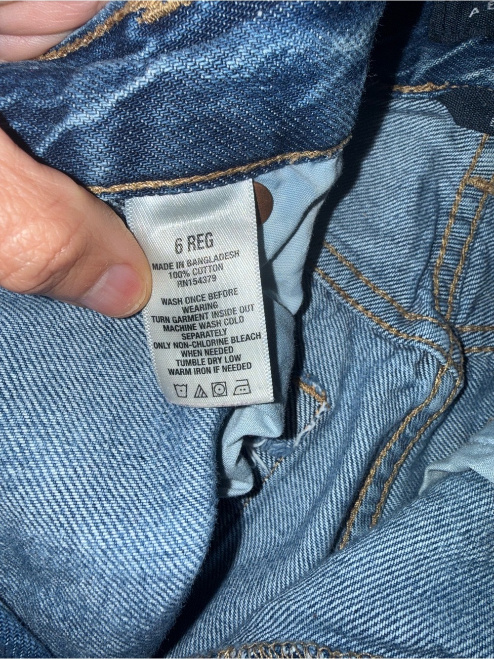 Aeropostale Light Blue 90s Baggy Ripped Jeans - Picture 8 of 8